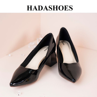 Giày cao gót cao cấp bít mũi, gót vuông 7cm hadashoes