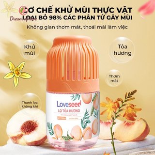 Lọ tỏa hương thơm DREAMOFLOVE, Sáp thơm phòng khử mùi cho phòng ngủ, Lọ tinh dầu thơm phòng khuếch tán hương thơm.