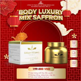 Dưỡng Trắng Da Body Collagen X3 Luxury Đông Anh Chính Hãng 250gr Dưỡng Da Trắng Sáng, Săn Chắc, Mịn Màng