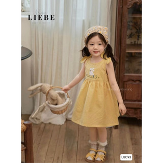 Váy Liebe Thỏ Caro Vàng