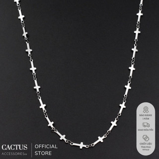DÂY CHUYỀN CHOKER THÁNH GIÁ CROSS THÉP TITAN
