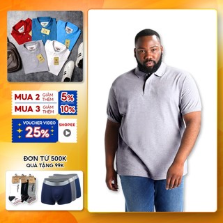 Áo thun polo nam cổ bẻ big size SPMPB01 PIGOFASHION vải co giãn size to trên 80kg