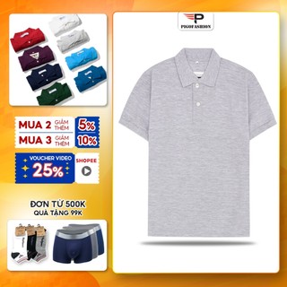 Áo thun polo nam vải cá sấu cotton thoáng mát thấm hút co giãn thoải mái SPMAB19 Pigofashion
