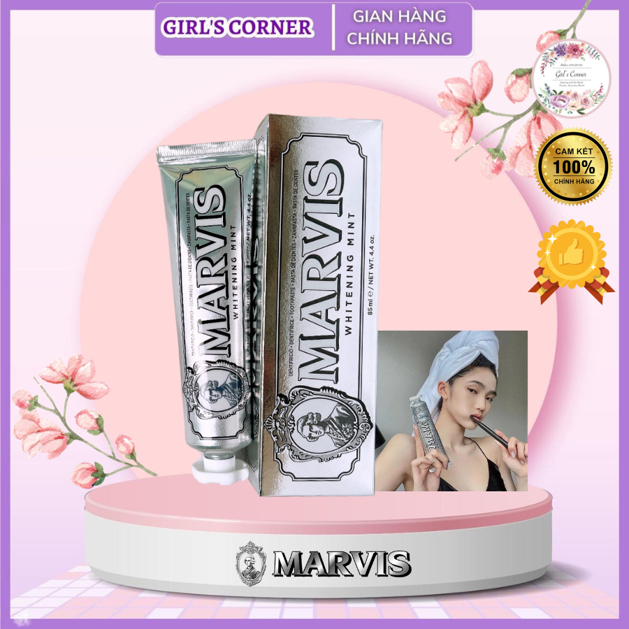 [CHÍNH HÃNG] Kem đánh răng Marvis 85ml Made in Italia, trăng răng, đẹp răng [Italia] [Khuyến Mại]