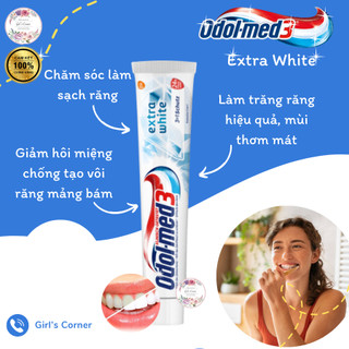 Kem đánh răng Odol-Med 3 Extra White 75ml nội địa Đức