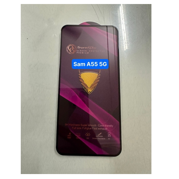 Kính cường lực Og tím Full màn hình cho Samsung A35/A55 siêu cứng