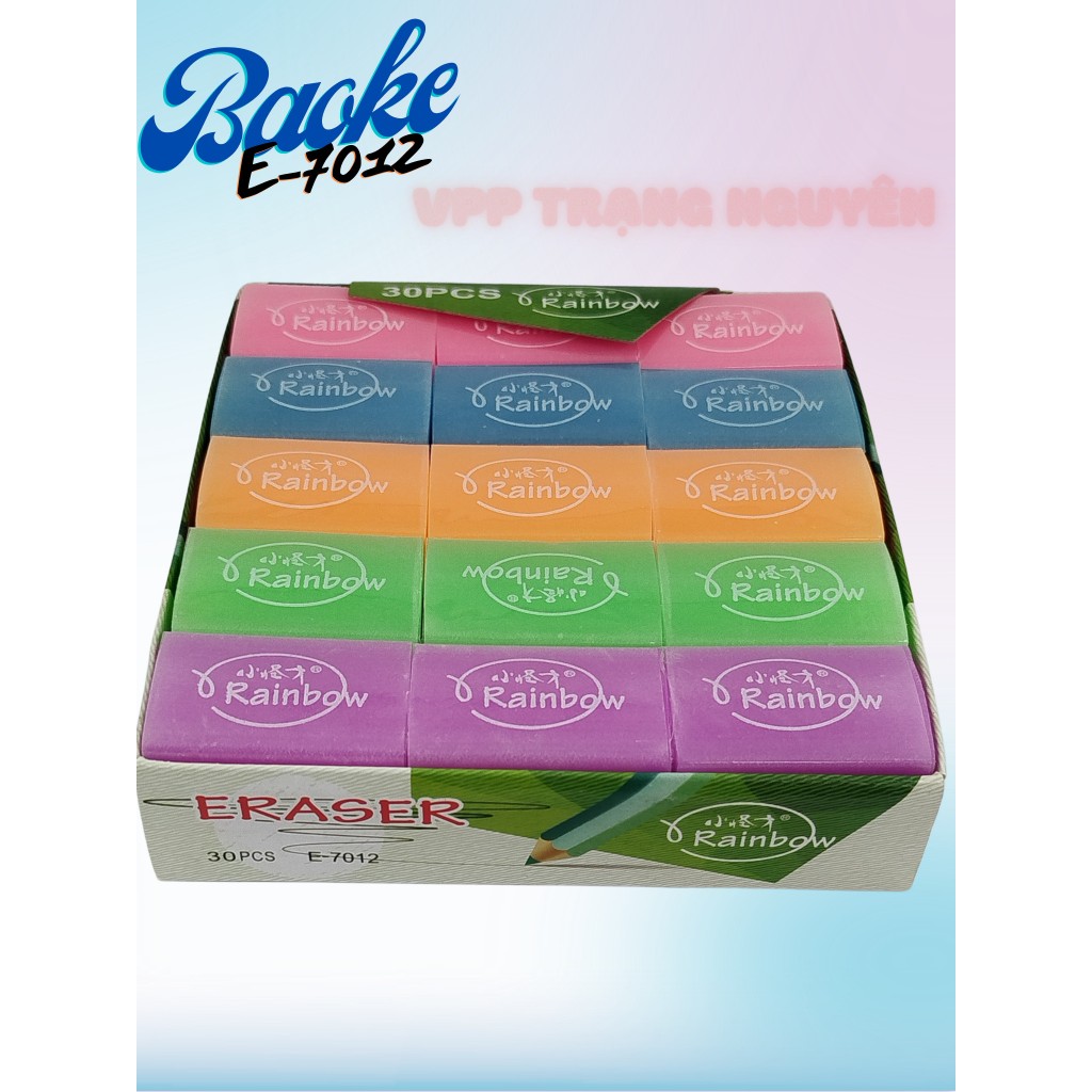 Combo 2 viênTẩy Rainbow E-7012