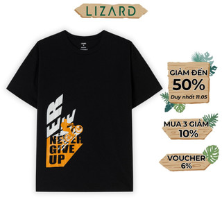Áo thun bé trai Lizard cotton họa tiết đạp xe - 4SS23TS006 H20