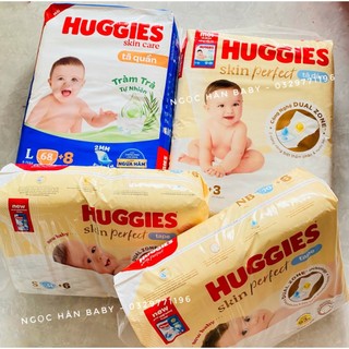 Bỉm quần, tã dán huggies nb74+, s54+, m48+, l68+ đủ size cho bé