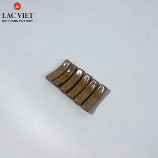 Gác Đũa men nâu gốm mộc mạc Bát Tràng