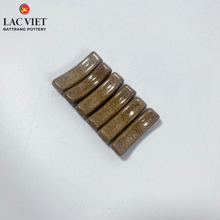 Gác Đũa men nâu gốm mộc mạc Bát Tràng
