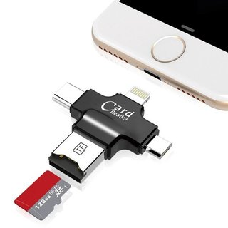 Đầu đọc thẻ đa năng 4 in 1 OTG, USB, TYPE-C, IOS