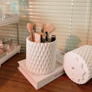 Hộp Đựng Cọ Trang Điểm, Đựng Bút Để Bàn Đa Năng Thiết Kế Thông Minh 5 Ngăn Xoay 360 Độ 88459 Siêu Thị Tiện Ích 88
