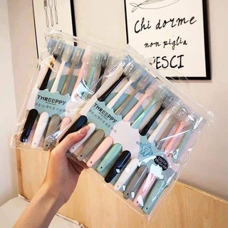 Sét 10 chiếc bàn chải lúa mạch