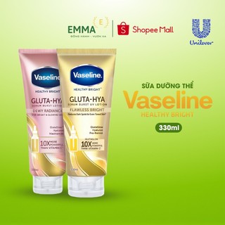  Sữa Dưỡng Thể Vaseline 10X Healthy Bright Gluta-Hya Serum Burst Lotion 330ml.