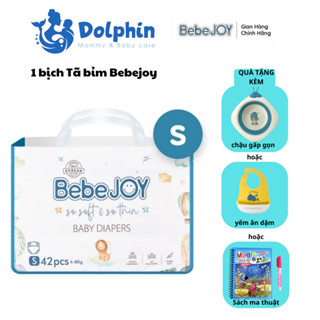  Bỉm BebeJoy Siêu mềm nhẹ ôm sát chuyển động thấm hút nhanh sức chứa tối đa 1,2 lít 