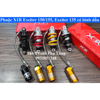 Phuộc x1r exciter 150/ exciter 155, exciter 135 có bình dầu chính hãng