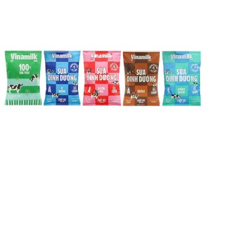 Sữa bịch Vinamilk 100% lẻ đủ mùi 220ml