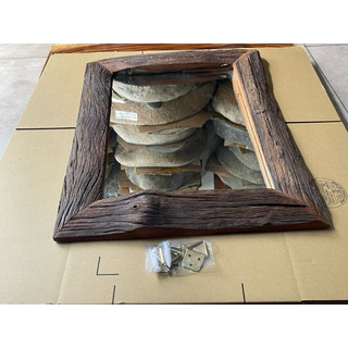 Gương gỗ lũa treo tường phủ bì ngoài 45 cm x 60 cm