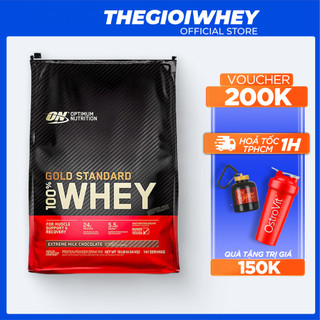 Optimum GOLD WHEY 10 lbs, Whey Protein Sữa Tăng Cơ Cho Người Tập Gym  Bổ Sung Đạm Phát Triển Cơ Bắp