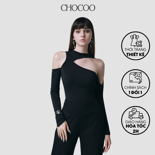 Áo kiểu nữ hở vai thiết kế Chocoo Gladi Top chất liệu thun Ladong co giãn, chi tiết cut out phần vai gợi cảm, quyến rũ