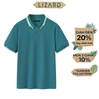 Áo Polo nam Lizard cao cấp 100% cotton - 1SS24TP022