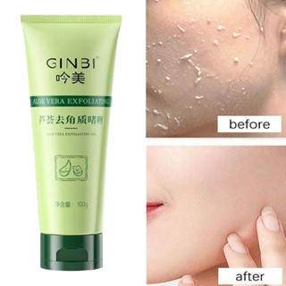Gel Tẩy Da Chết Mặt Và Body GINBI Chiết Xuất Nha Đam 100g