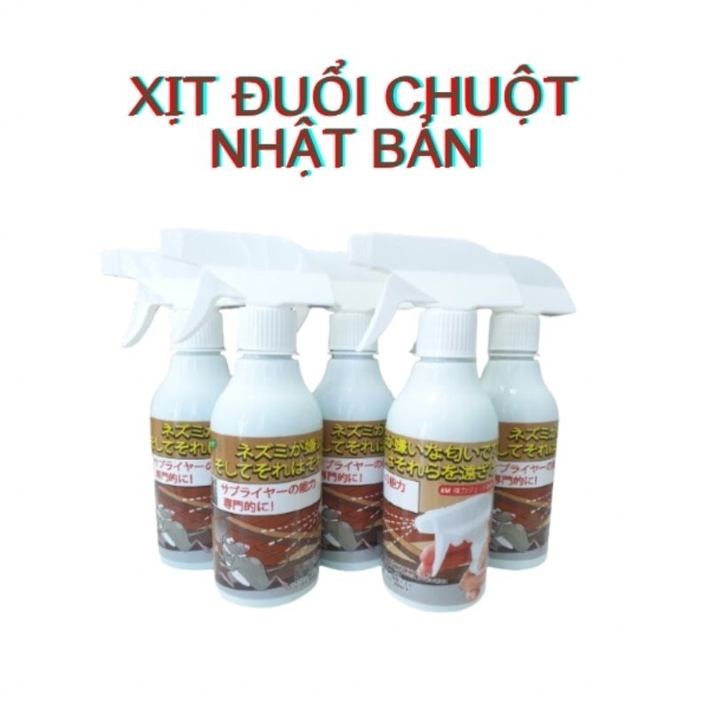 Chai Xịt Đuổi Chuột Nhật Bản - (ĐỌC KỸ MÔ TẢ SẢN PHẨM PHÍA DƯỚI)