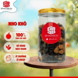 Trái cây sấy 50gr và hạt điều 50gr snackbox