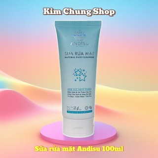 Sửa rửa mặt trắng da, ngừa mụn, giữ ẩm andisu 100ml