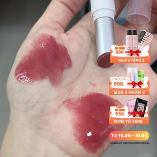 Son dưỡng thuần chay có màu ROMAND căng mọng mướt môi Glasting Melting Balm ROMA22