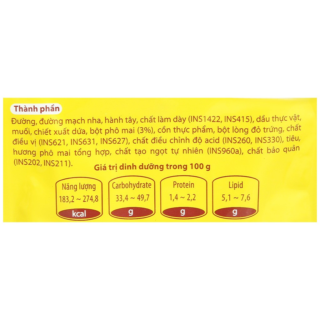 Sốt gà chiên vị phô mai Hàn Quốc O'food gói 120g [HN giao hỏa tốc] - Ảnh 4