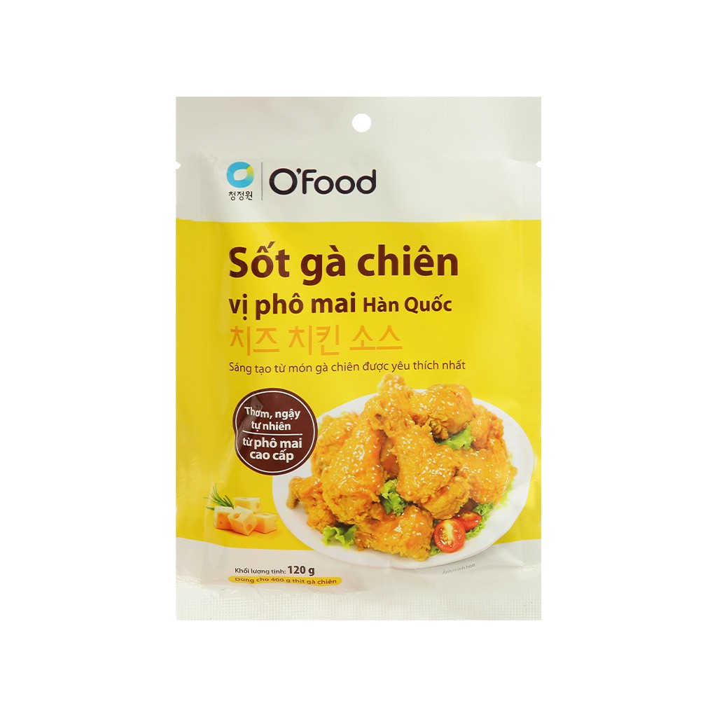 Sốt gà chiên vị phô mai Hàn Quốc O'food gói 120g [HN giao hỏa tốc] - Ảnh 6