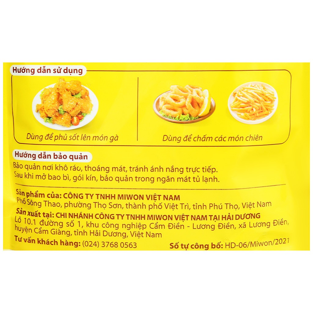 Sốt gà chiên vị phô mai Hàn Quốc O'food gói 120g [HN giao hỏa tốc] - Ảnh 5