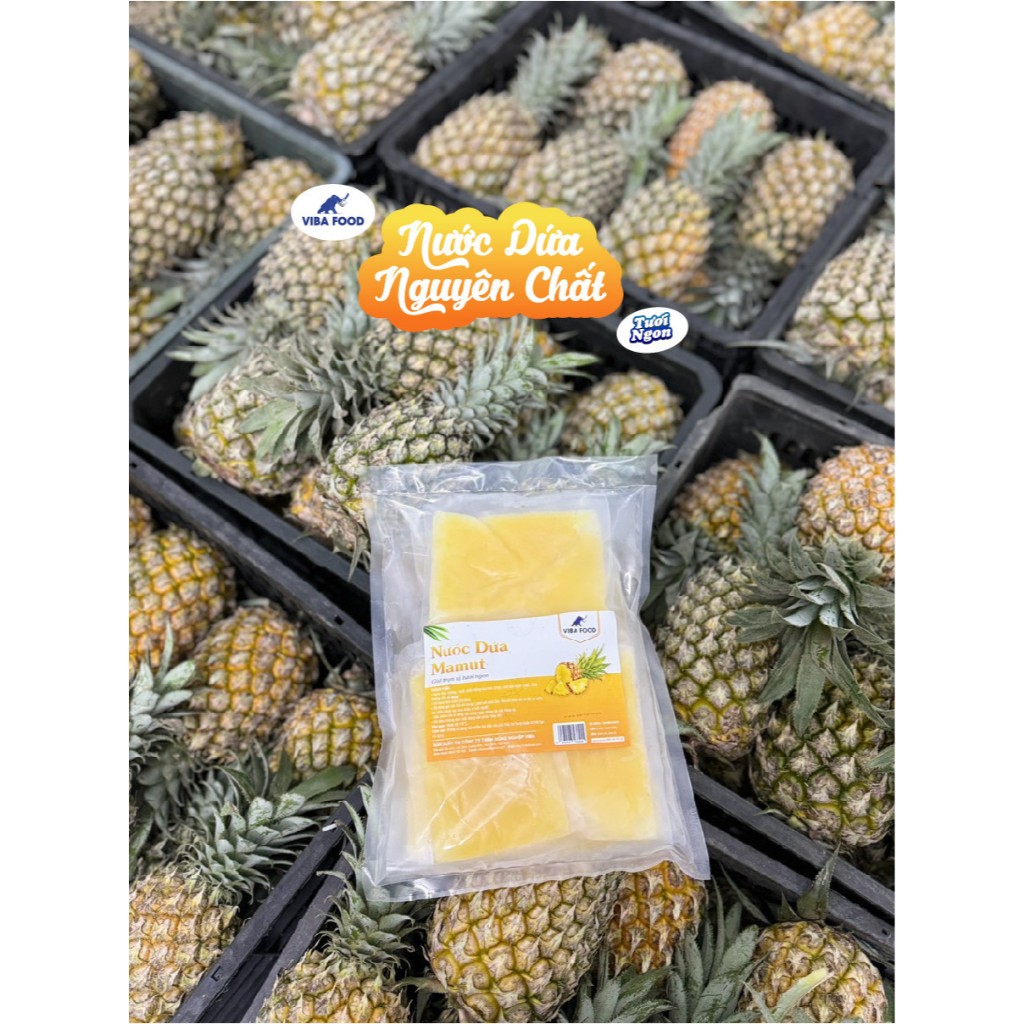 Nước dứa nguyên chất Mamut cấp đông 1,5Lít, nước dứa đông lạnh Viba cao cấp [HN giao hỏa tốc] - Ảnh 5
