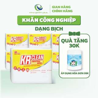 Khăn lau công nghiệp KRCLEAN, thất hút dầu nhớt, lau chi tiết máy móc, xe máy, ô tô, máy tính
