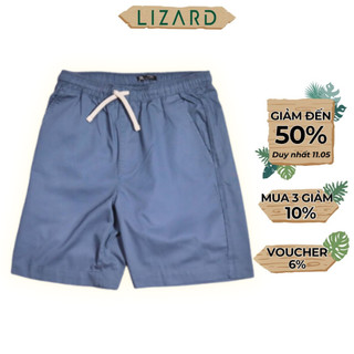 Quần short nam LIZARD kaki thoáng mát, co dãn tốt, thấm hút mồ hôi - 1SP23S102