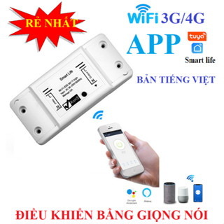 Công tắc wifi Smart life - PHIÊN BẢN TIẾNG VIỆT công tắc hẹn giờ bật tắt qua điện thoại, công tắc điều khiển từ xa