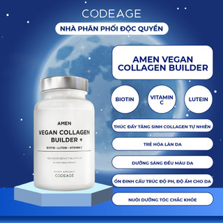 Amen Vegan Collagen thuần chay  dạng viên giúp da da sáng, đều màu ngăn ngừa lõa hóa