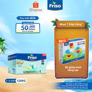 Sữa Bột Friso Gold 4 Hộp Giấy 1200G