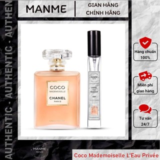 (10ml) Nước hoa nữ СΗAΝEL Coco Mademoiselle L'Eau Privée chính hãng chai chiết 10ml 20ml - Manme Perfume