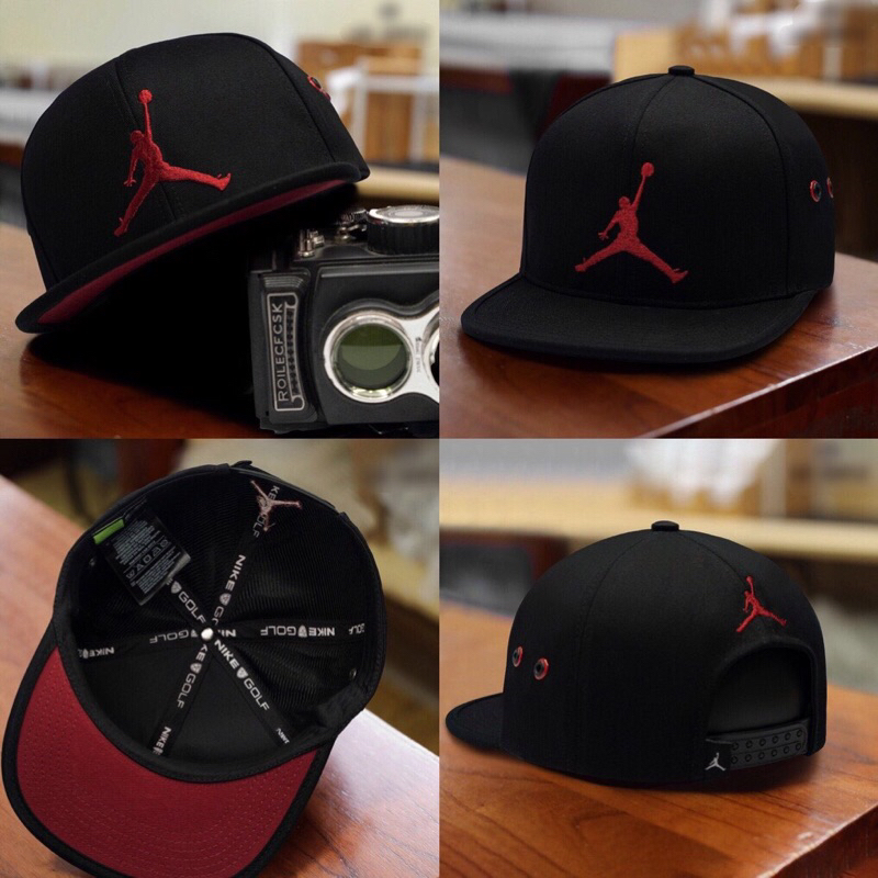 Mũ SNapback Jo/dan logo Đỏ,Nón Kết Nam Cao Cấp.Phom Chuẩn Đẹp.