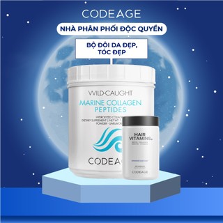 Bộ đôi CODEAGE mọc tóc đẹp da MARINE COLLAGEN PEPTIDES + HAIR VITAMINS