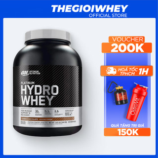 Optimum PLATINUM HYDRO WHEY 3.6lbs(1.65kg), Whey Protein Hydrolyzed Sữa Tăng Cơ Cho Người Tập Gym