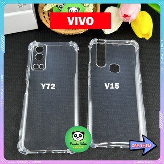 Ốp Vivo Y72 / V15 Bảo Vệ Cam, Chống Sốc, Trong Suốt, Silicon