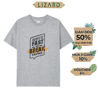 Áo thun bé trai Lizard cotton họa tiết Break Fast - 5SS23TS006