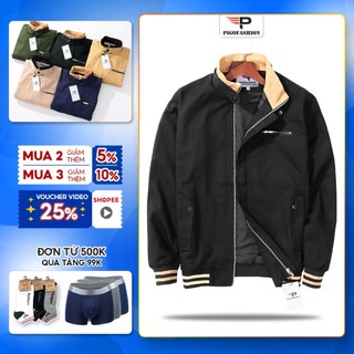 Áo khoác kaki lót dù nam phối bo eo và bo tay giữ dáng SPMPAKK68 - PigoFashion