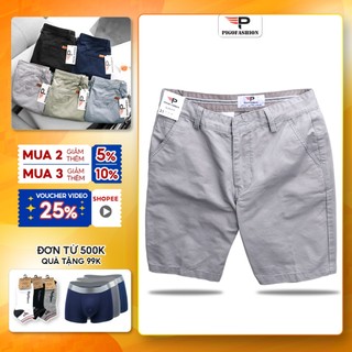 Quần short kaki ngắn nam mẫu regular SPMPSK05 PigoFashion