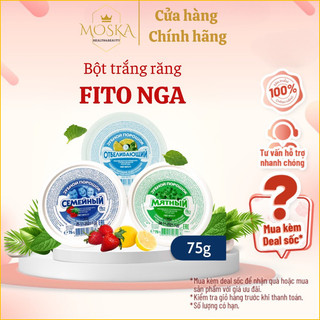 Bột trắng răng fito nga cao cấp75g làm sạch mảng bám & trắng sáng hương tự nhiên