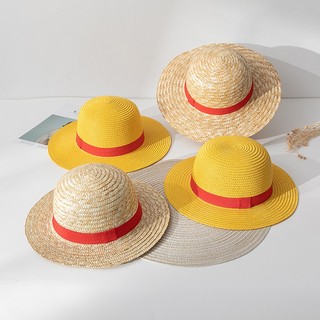 Mũ cói nón rơm du lịch nam nữ hóa trang hoạt hình One Piece cosplay luffy